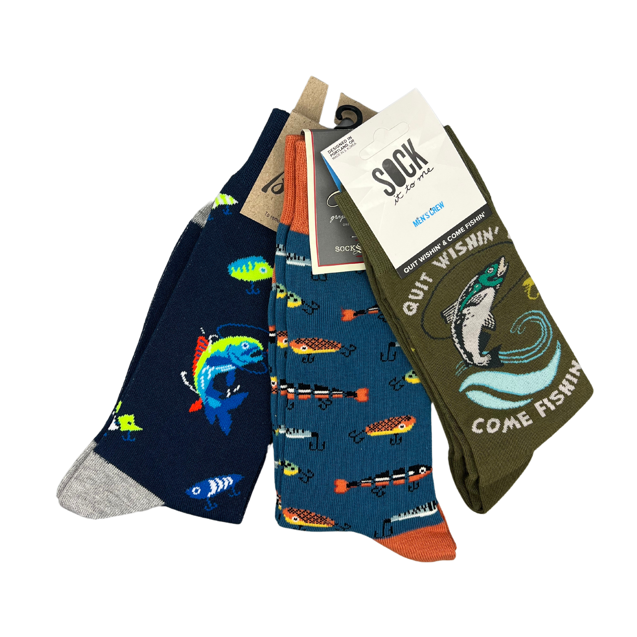 Non-Slip No Show Bamboo Socks - Ocean Bundle - 6 Pair Package - Flyte Socks  Inc