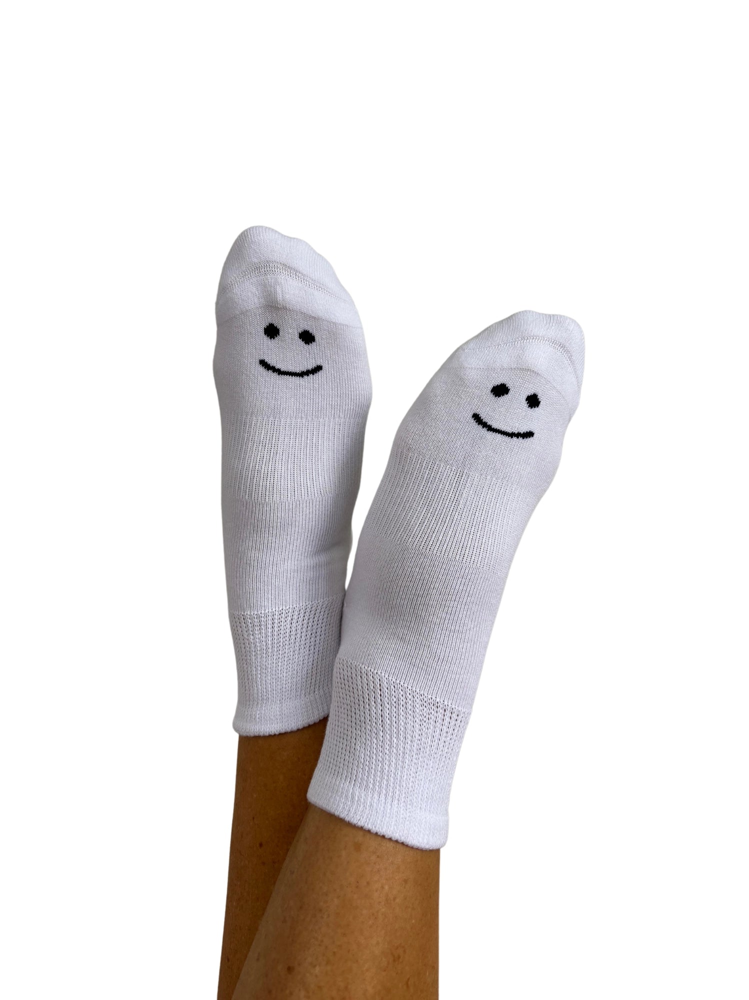 Therapeutic Grip Socks in White M/L