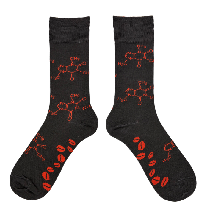 Caffeine Molecule Crew Sock - Made in Australia