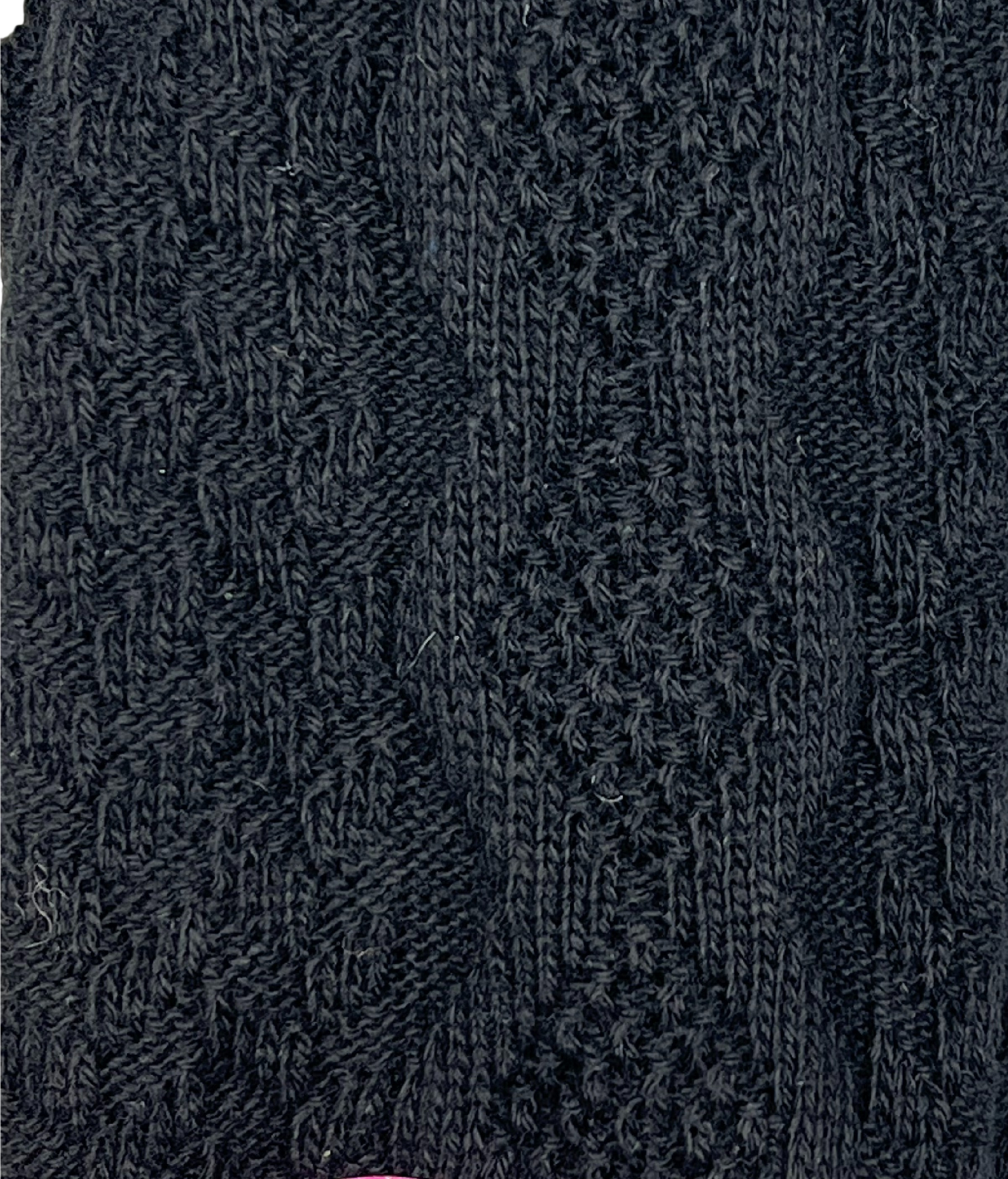 Cable Knit Leg Warmers in Black