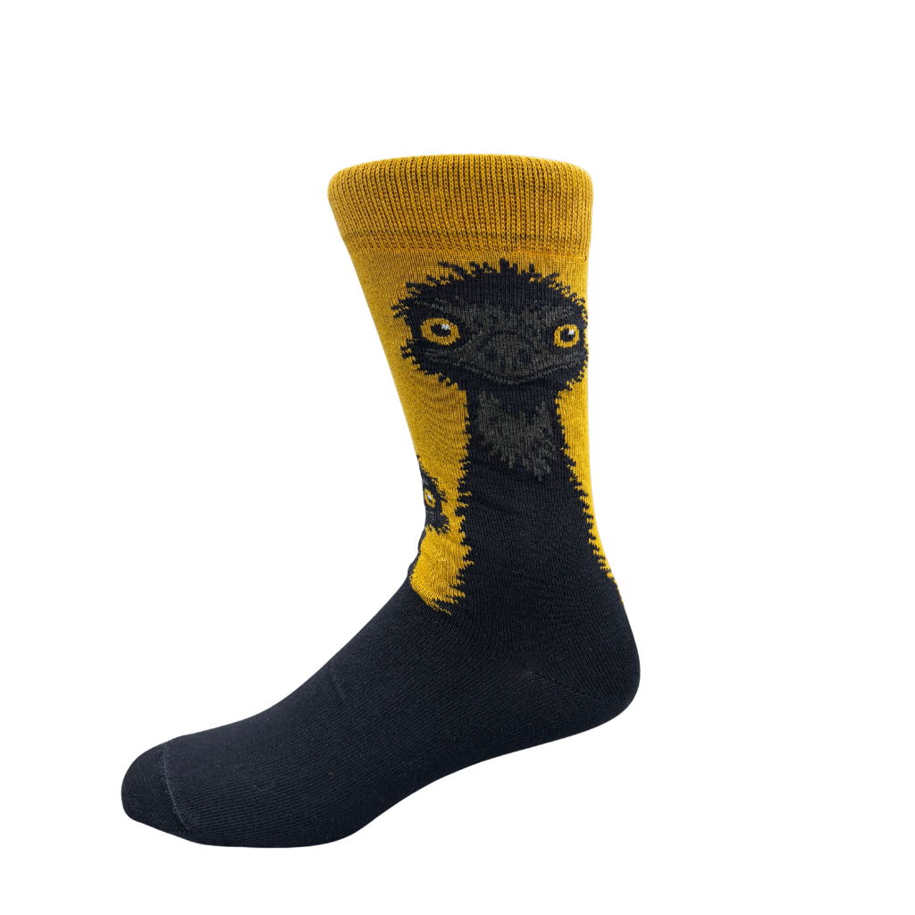 Emu Cotton Crew Dress Sock - Made in Australia