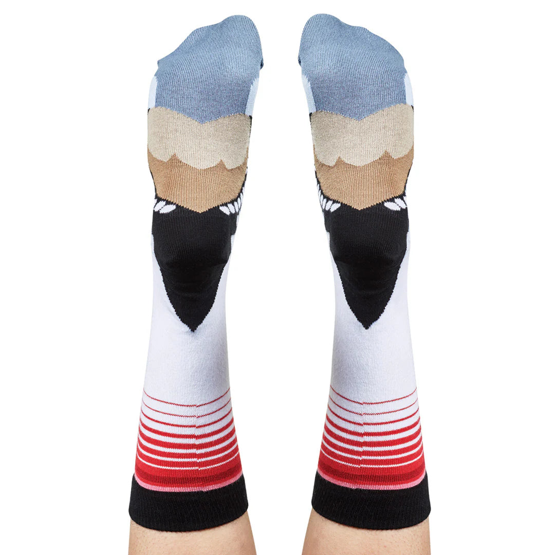 Diamond Firetail Finch Crew Socks