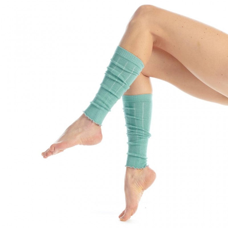 Cashmere Leg Warmers in Mint