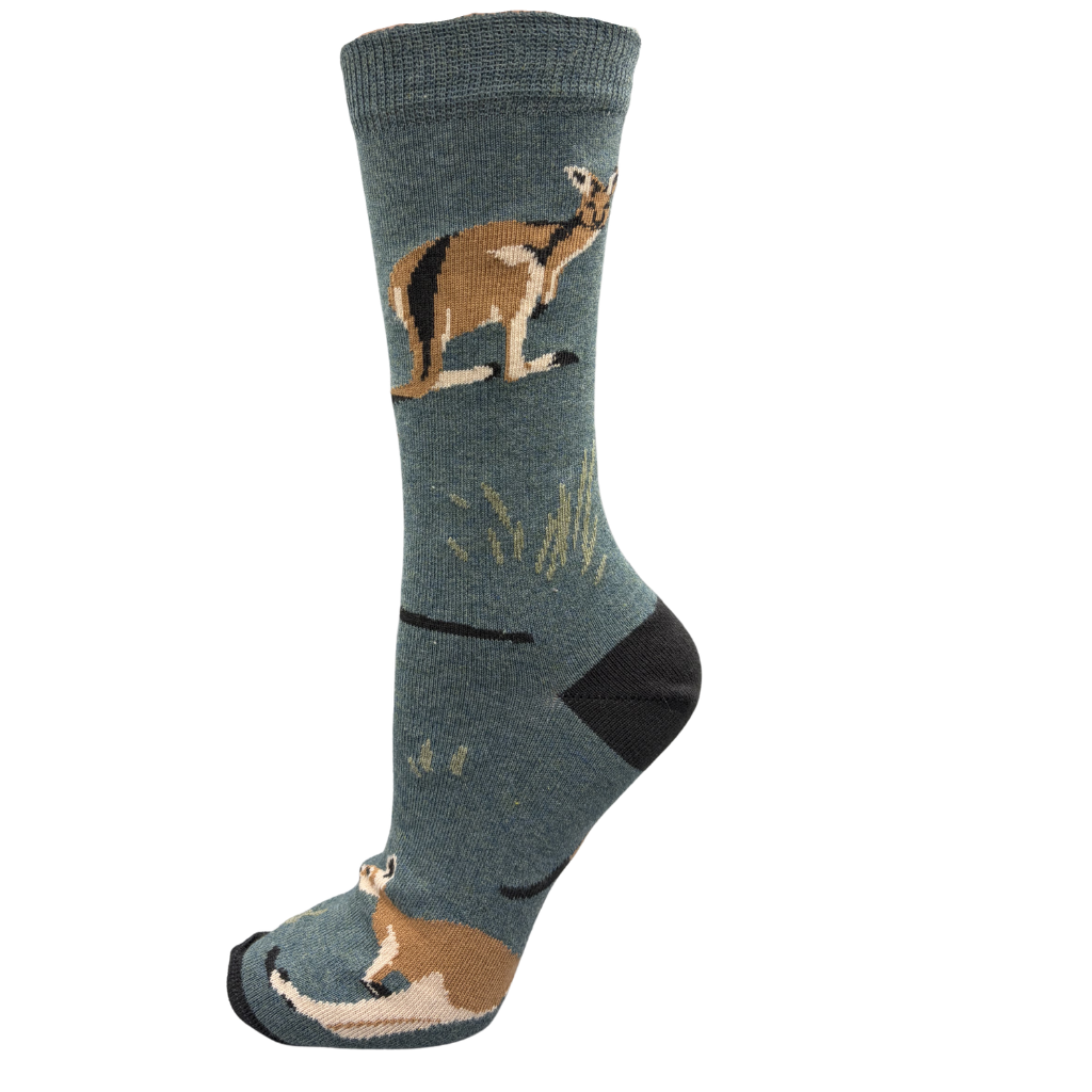 Kangaroo Crew Socks - Australian Made