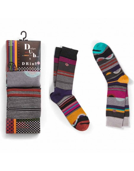 Half Discs Unisex Crew Socks - 2 Pack