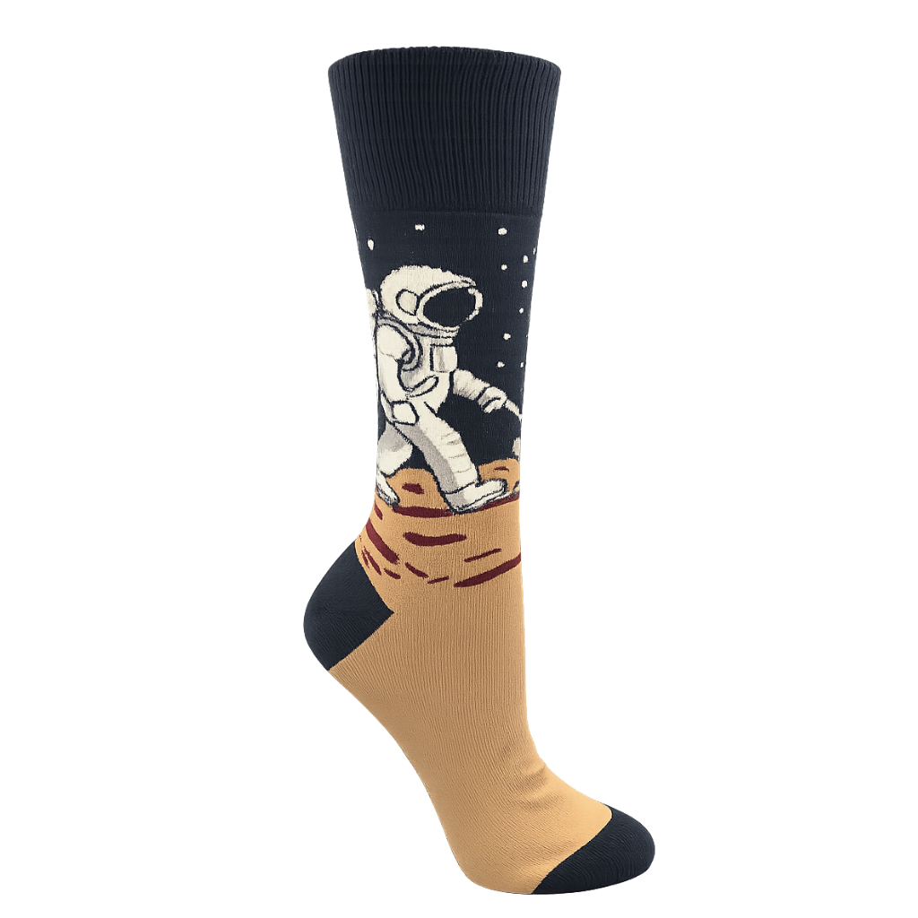 Moon Walk Crew Sock - Made in Australia
