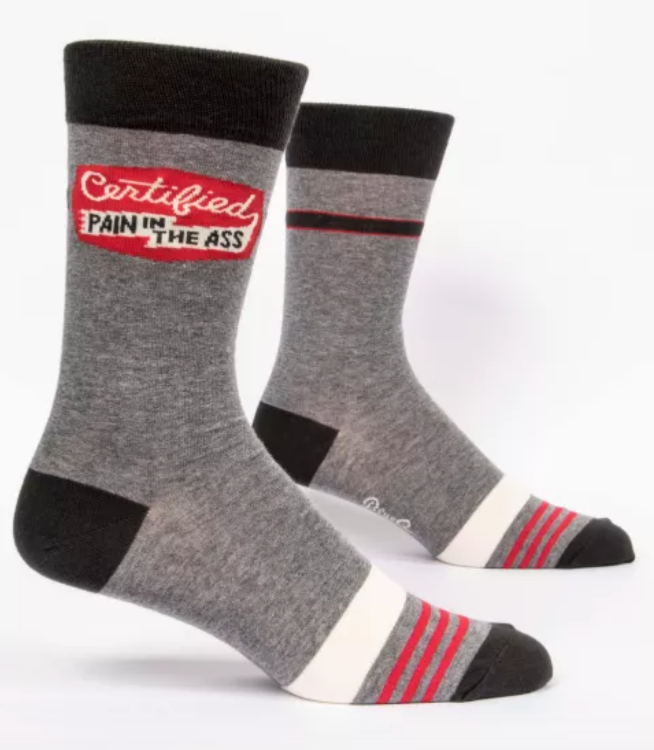Certified Pain in the Ass Men's Crew Socks