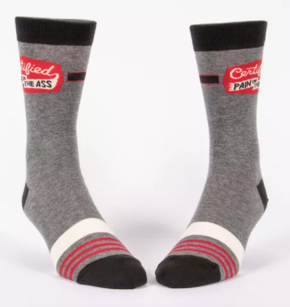 Certified Pain in the Ass Men's Crew Socks