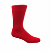 Red sock on a white background