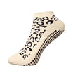 Non Slip Ankle Socks in Leopard Print