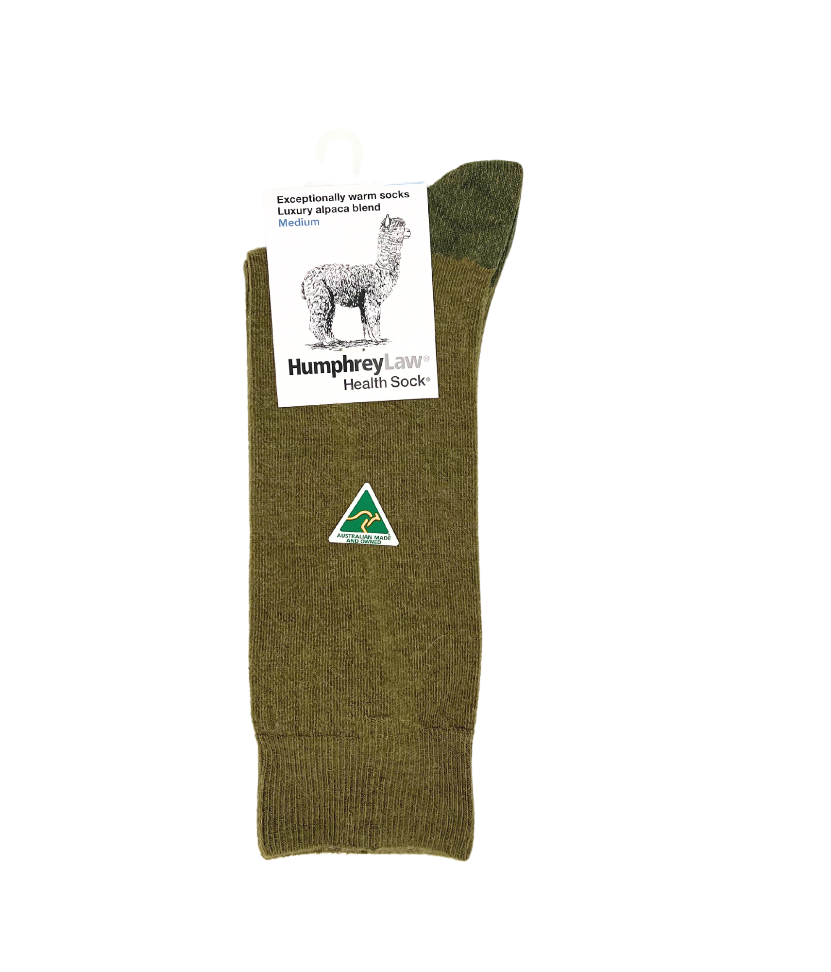 Exceptionally Warm Luxury Alpaca Blend Socks in sage - The Sockery