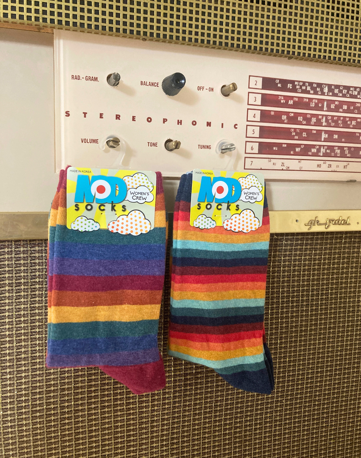 Muted Rainbow Women's Crew Socks