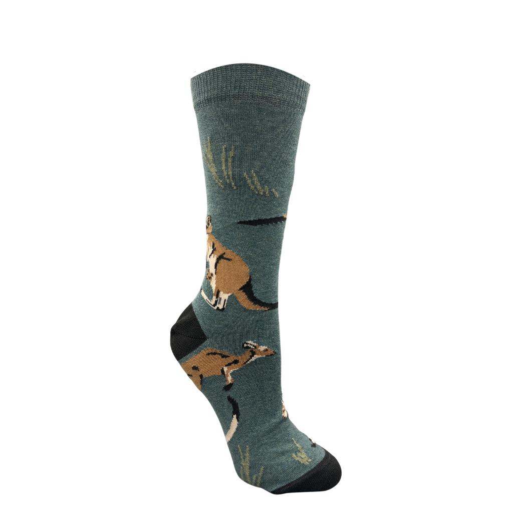 Kangaroo Crew Socks - Australian Made