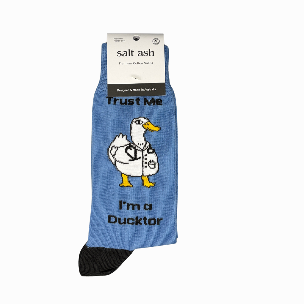 Trust Me Cotton Crew Sock - Made in Australia