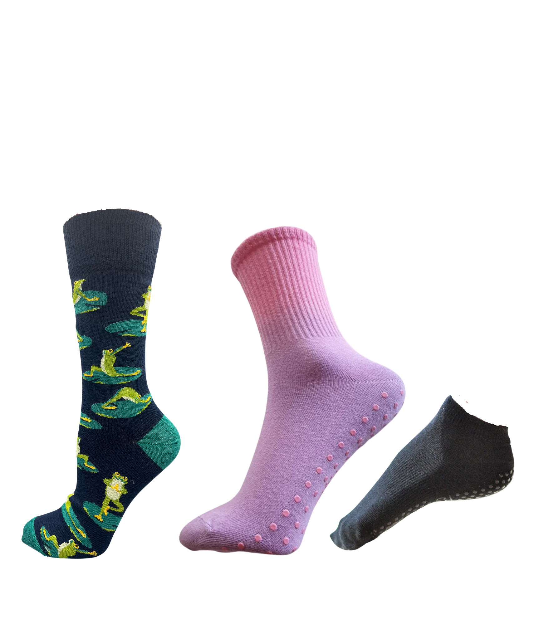3 pair of socks the yoga bundle - The Sockery