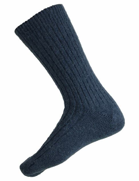 Luxury Alpaca Blend Socks in Denim - Aussie Made