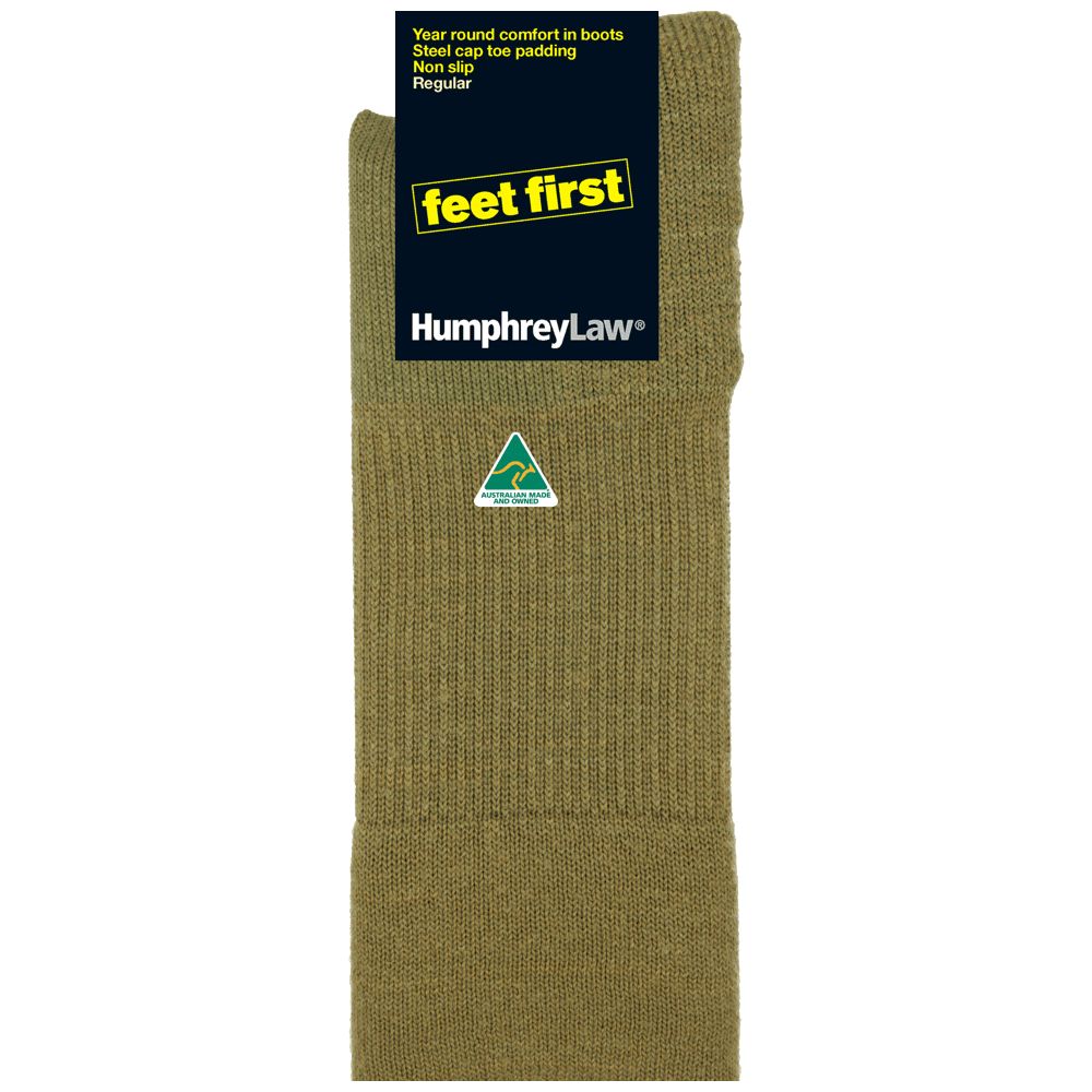 Heavy Duty Work Socks in Khaki - The Sockery