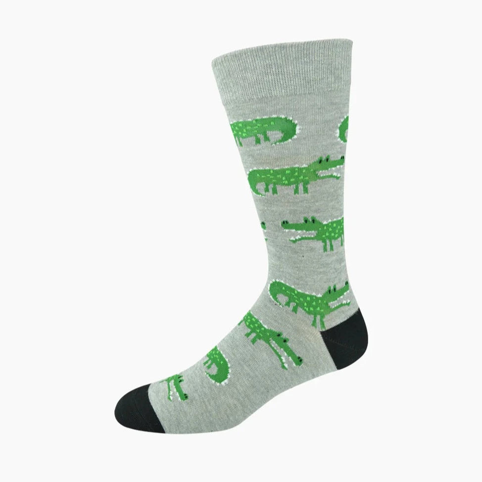 Snap! Men's Bamboo Crew Socks - The Sockery