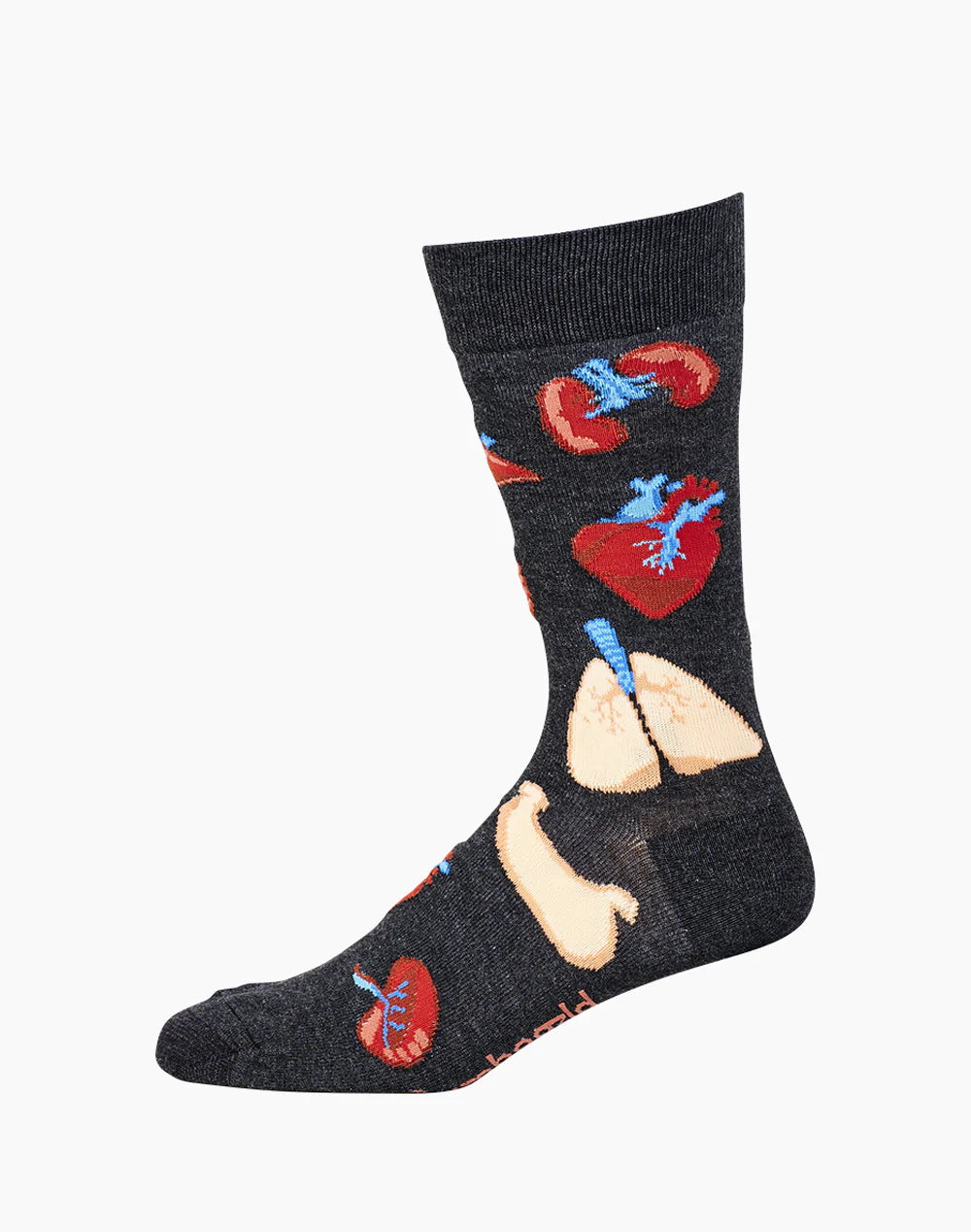 Human Body Men's Bamboo Crew Socks - The Sockery