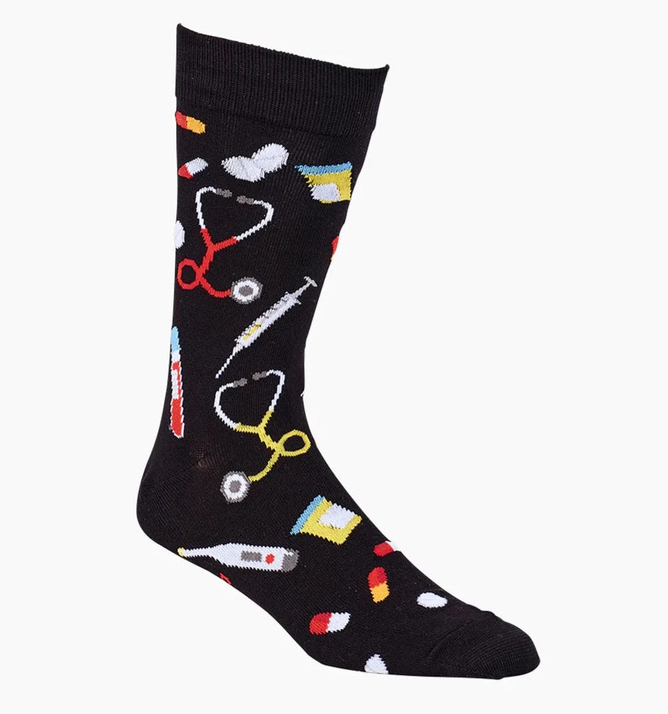 Medicine Man Bamboo Crew Socks - The Sockery