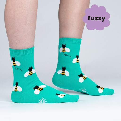 Bee Happy Women's Crew Sock