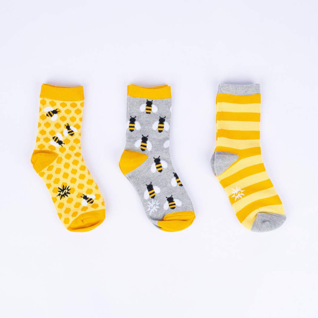 Bee's Knees Kids Crew Sock - 3 Pack - The Sockery