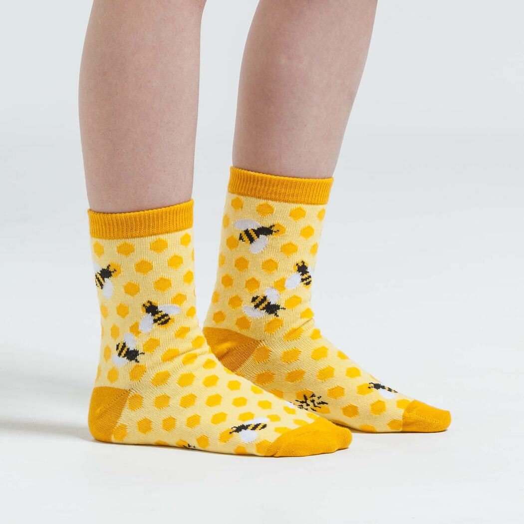 Bee's Knees Kids Crew Sock - 3 Pack - The Sockery