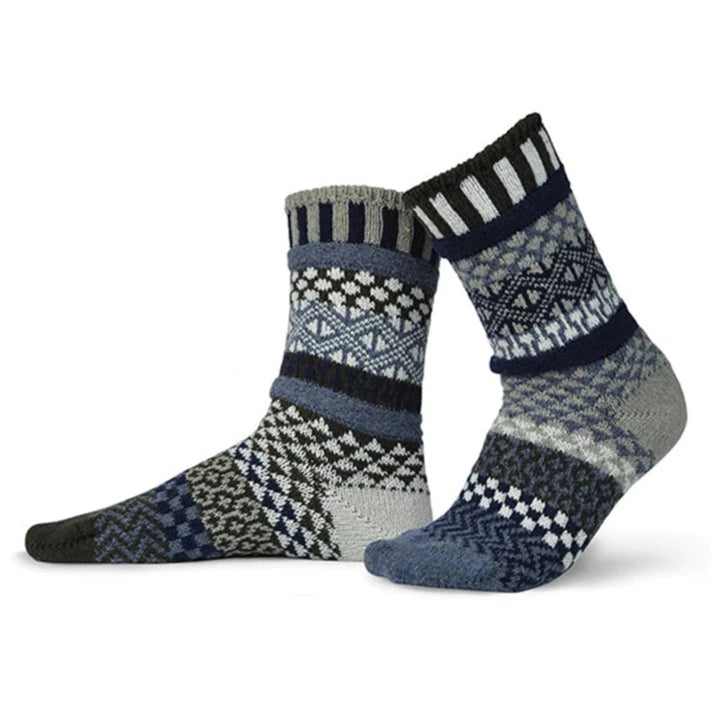 Birch Recycled Wool Mix Crew Socks in Small - The Sockery