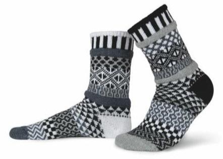 Midnight Recycled Cotton Crew Socks - The Sockery