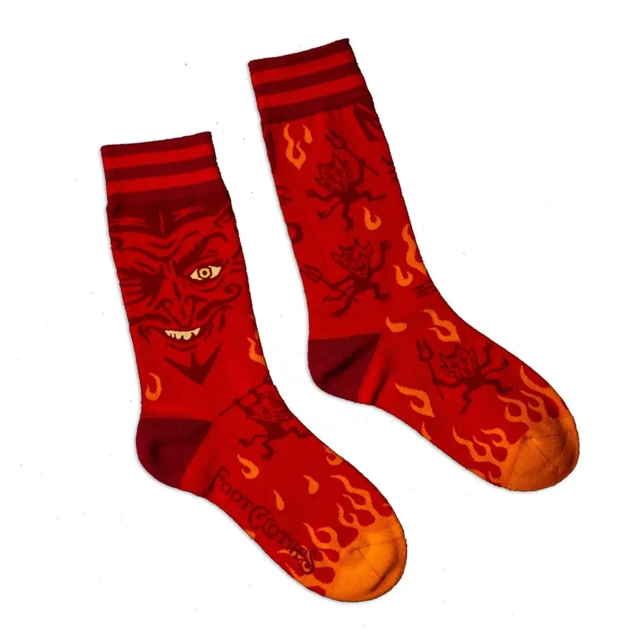 Vintage Devil Crew Socks - The Sockery