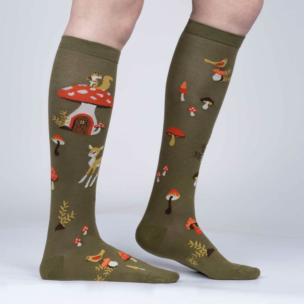 Shroom and Board Women's Knee High Socks - The Sockery