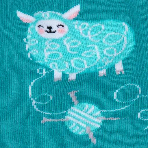 Wool Ewe Be Mine? Knee High Sock - Extra Stretchy for Wide Calves - The Sockery