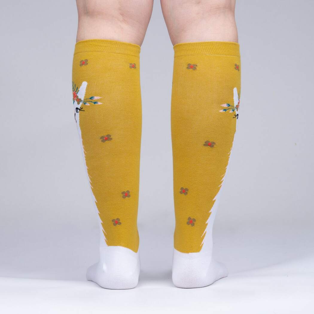 Llama Queen Women's Knee High Socks - The Sockery