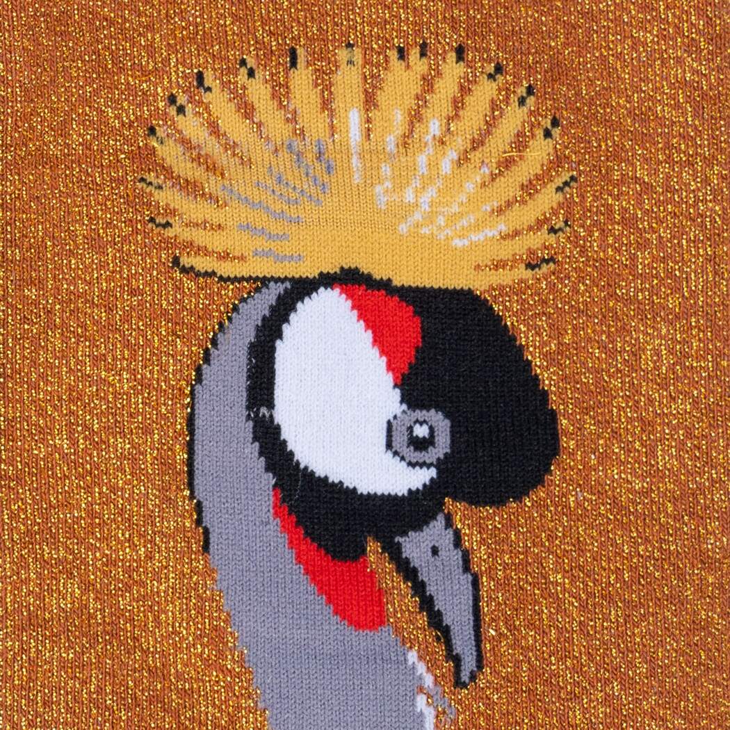 Crowned Crane Women's Knee High Sock - The Sockery