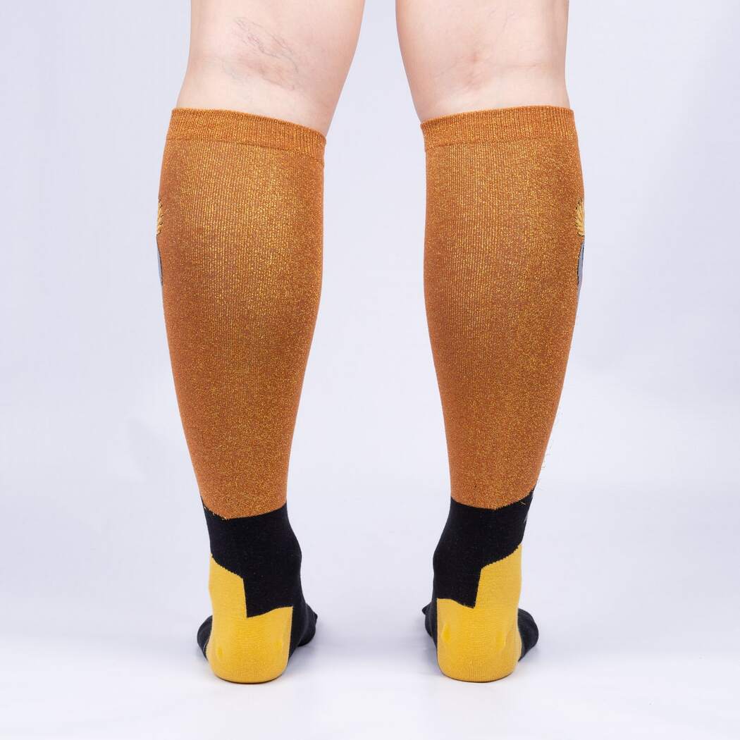 Crowned Crane Women's Knee High Sock - The Sockery