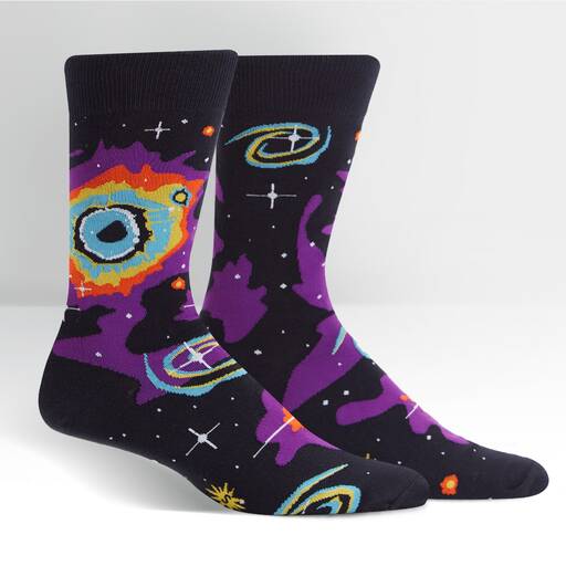 Helix Nebula Men's Crew Socks - The Sockery