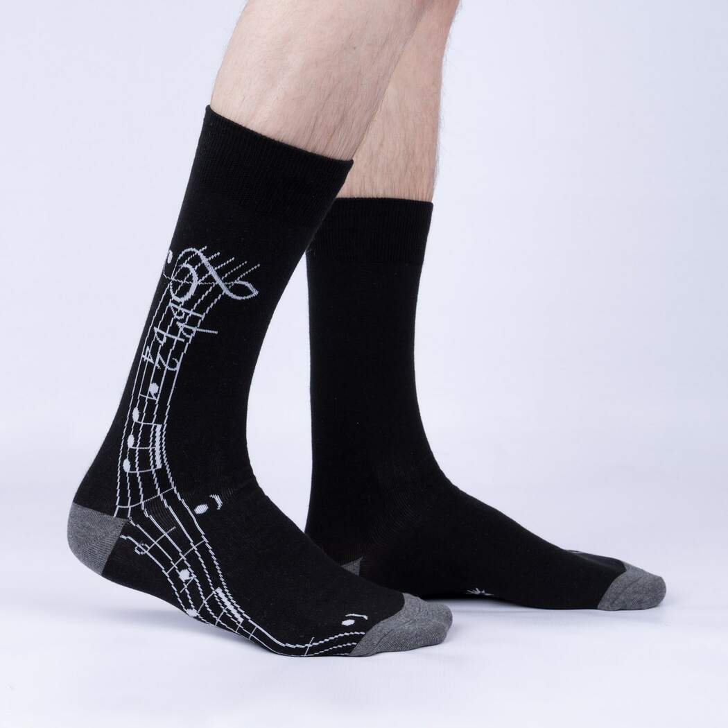 Music is My Forte Men's Crew Sock - The Sockery