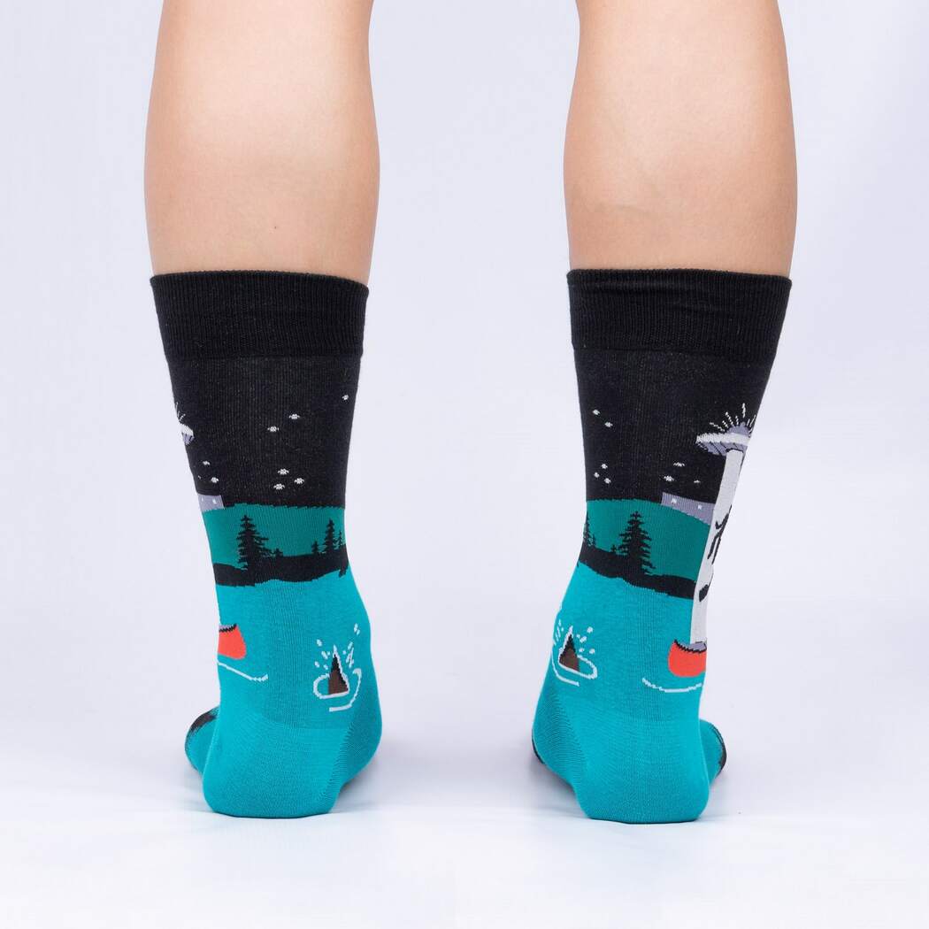 Out of Boaty Experience Men's Crew Socks - Glow in the Dark - The Sockery