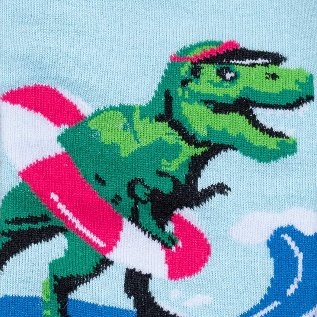 Dinos Gone Wild Men's Crew Socks - The Sockery