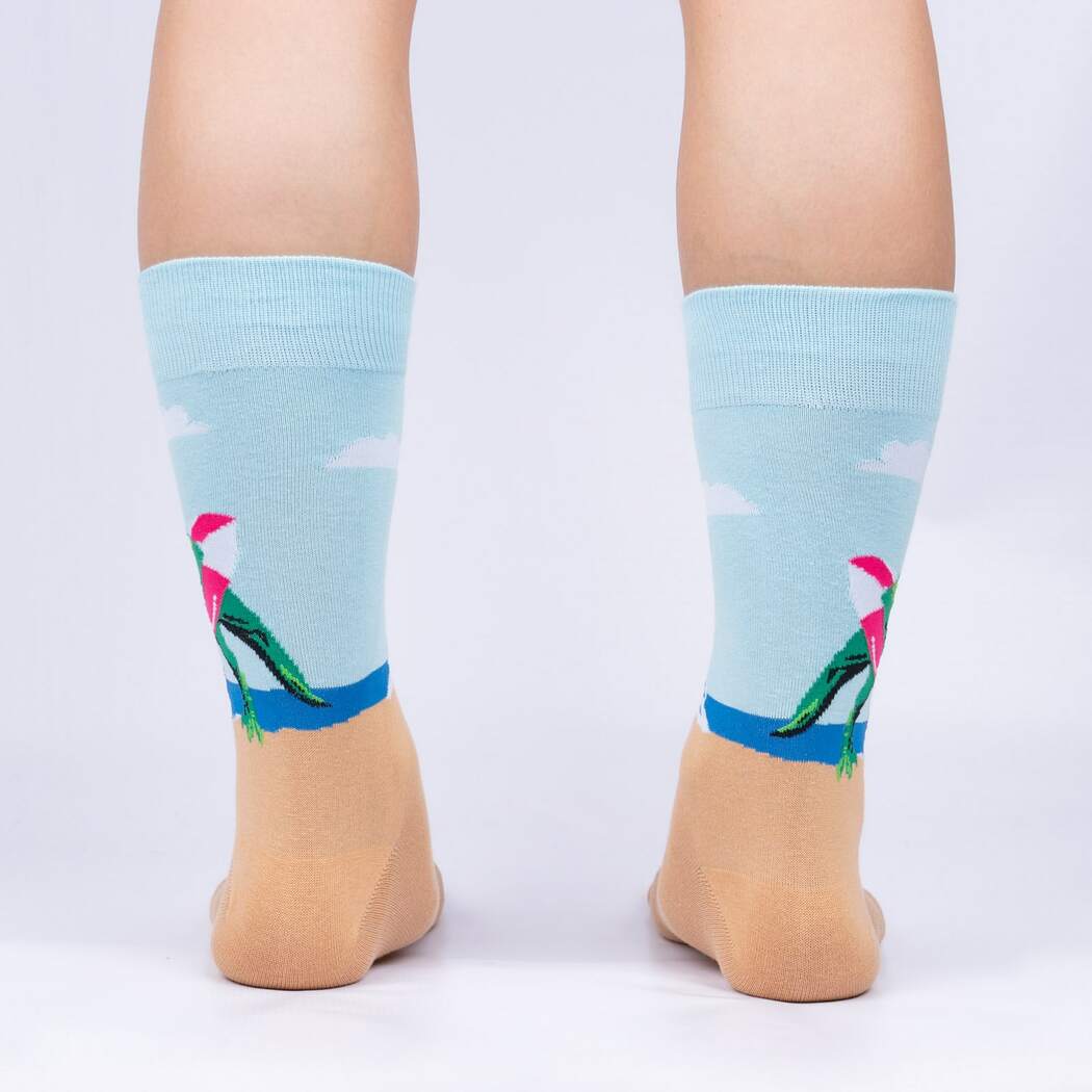 Dinos Gone Wild Men's Crew Socks - The Sockery