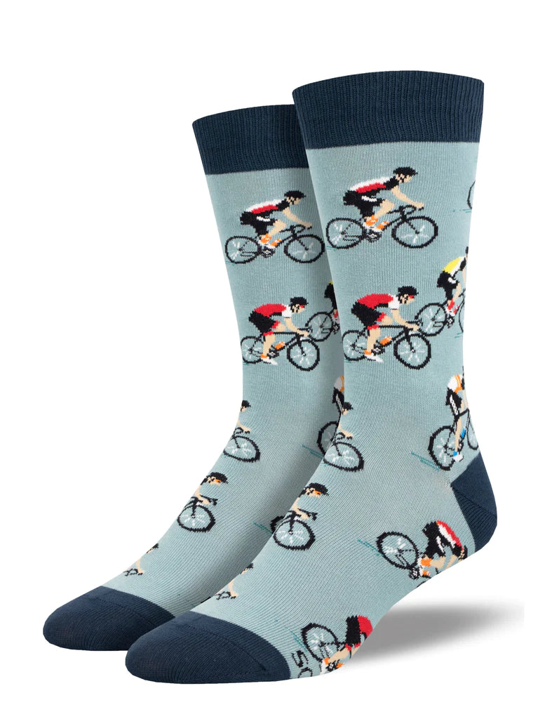Cycling Crew Men's Crew Socks - The Sockery