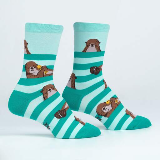 My Otter Foot Women's Crew Sock - The Sockery