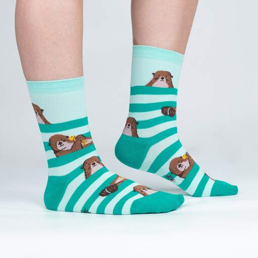 My Otter Foot Women's Crew Sock - The Sockery