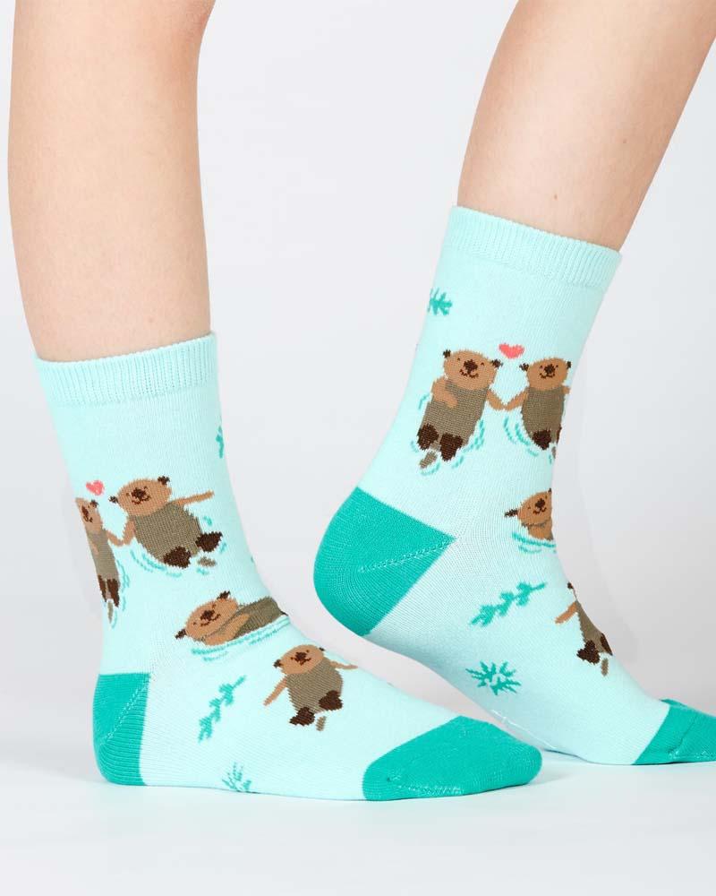 Kids My Otter Half Crew Sock (Aged 7-10) - The Sockery