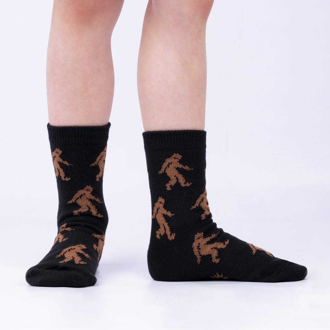 Sasquatch Campout Kids Crew Sock - 3 Pack - The Sockery