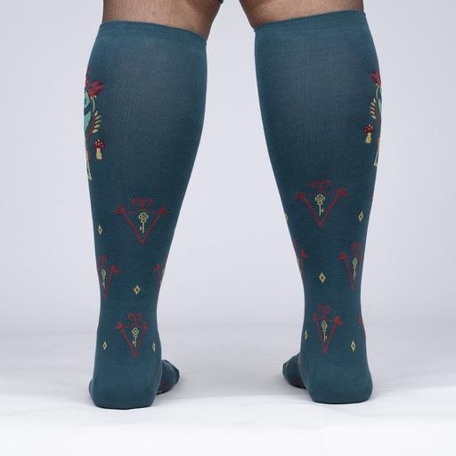 Alice In Wonderland Knee High Sock - Extra Stretchy