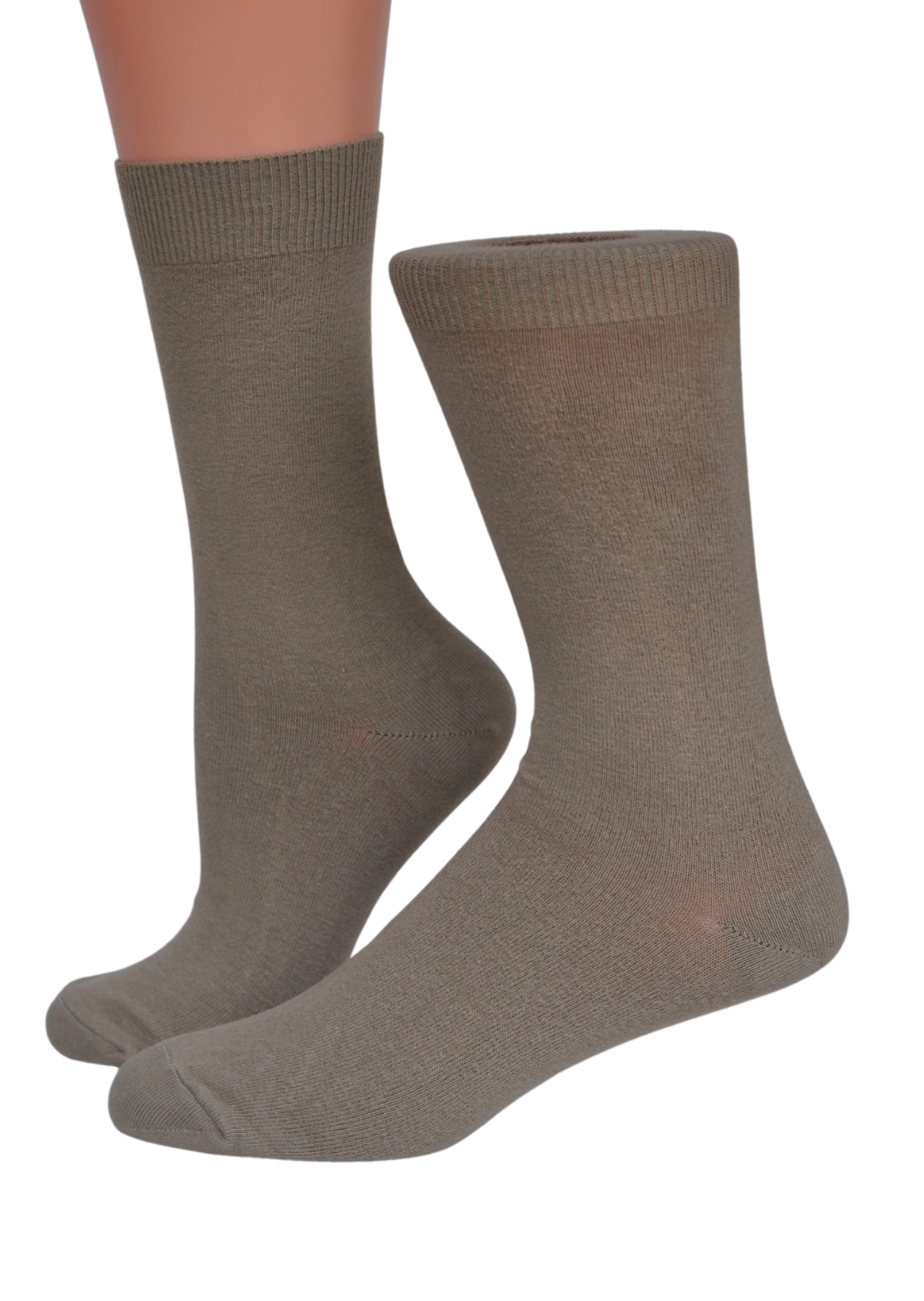 Men and Womens Australian Made Cotton Crew Sock in Sandstone