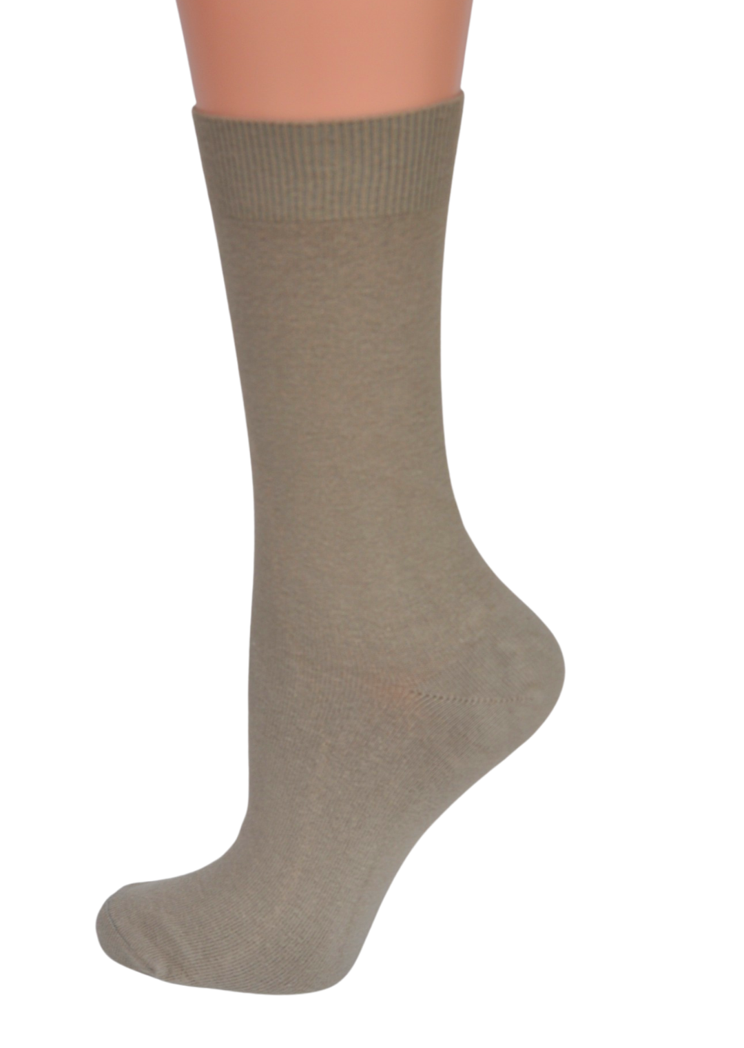 Men and Womens Australian Made Cotton Crew Sock in Sandstone