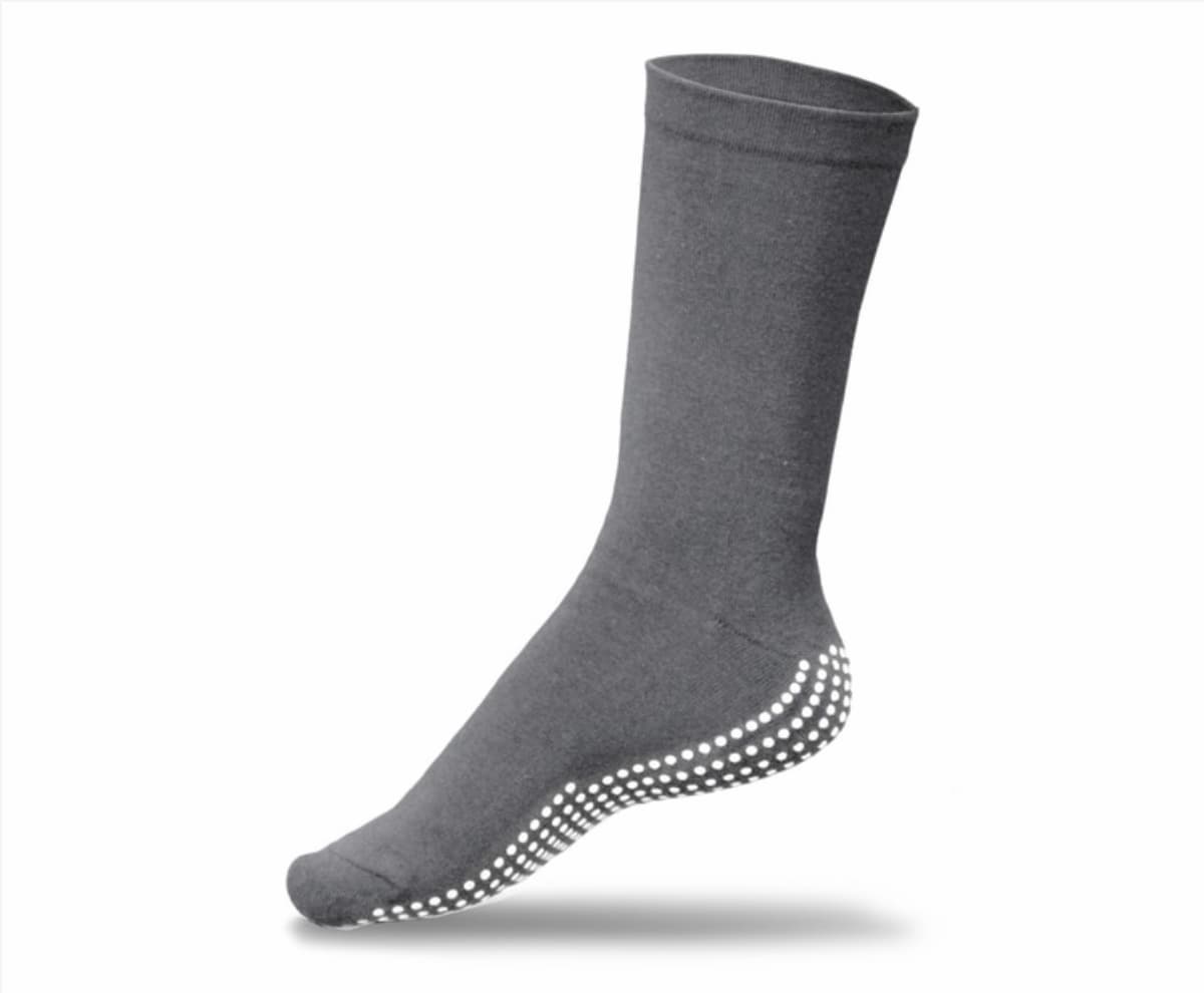 Grey Non-Slip Circulation Socks - The Sockery