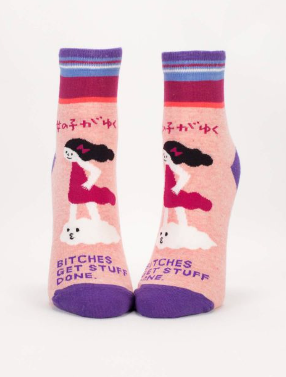 Bitches Get Stuff Done Womens Crew Sock - The Sockery